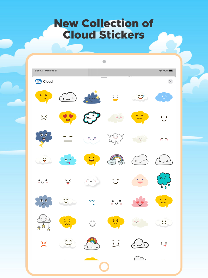 Cute Cloud Stickers