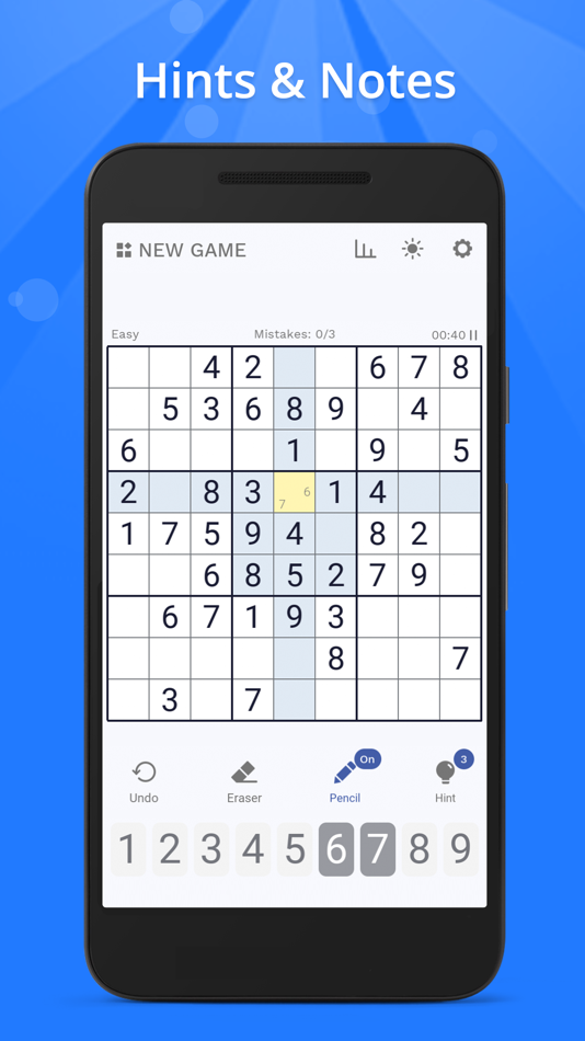 #5. Sudoku Master - Brain Games (iOS) Podle: 静 杜