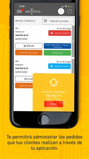 Logística aDomicil.io screenshot 3