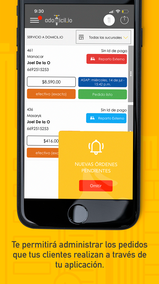 #3. Logística aDomicil.io (iOS) Podle: Capptalog, SAPI de C.V.