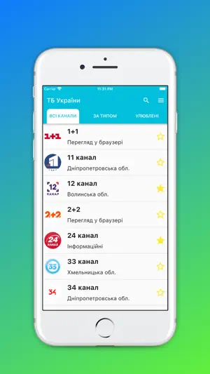 TV.UA Телебачення ТВ України screenshot 1