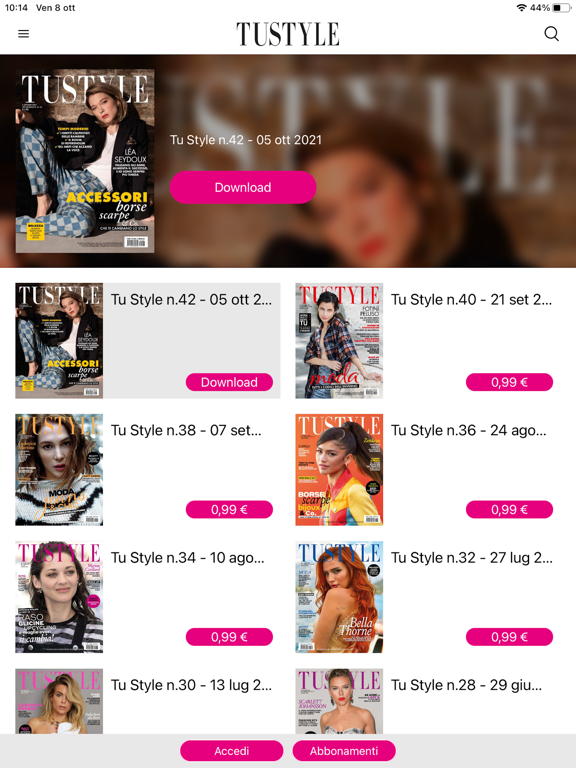 TUSTYLE iPad screenshot 5 - News app