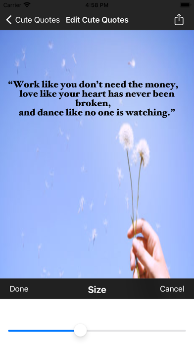 Cute Quotes Screenshot