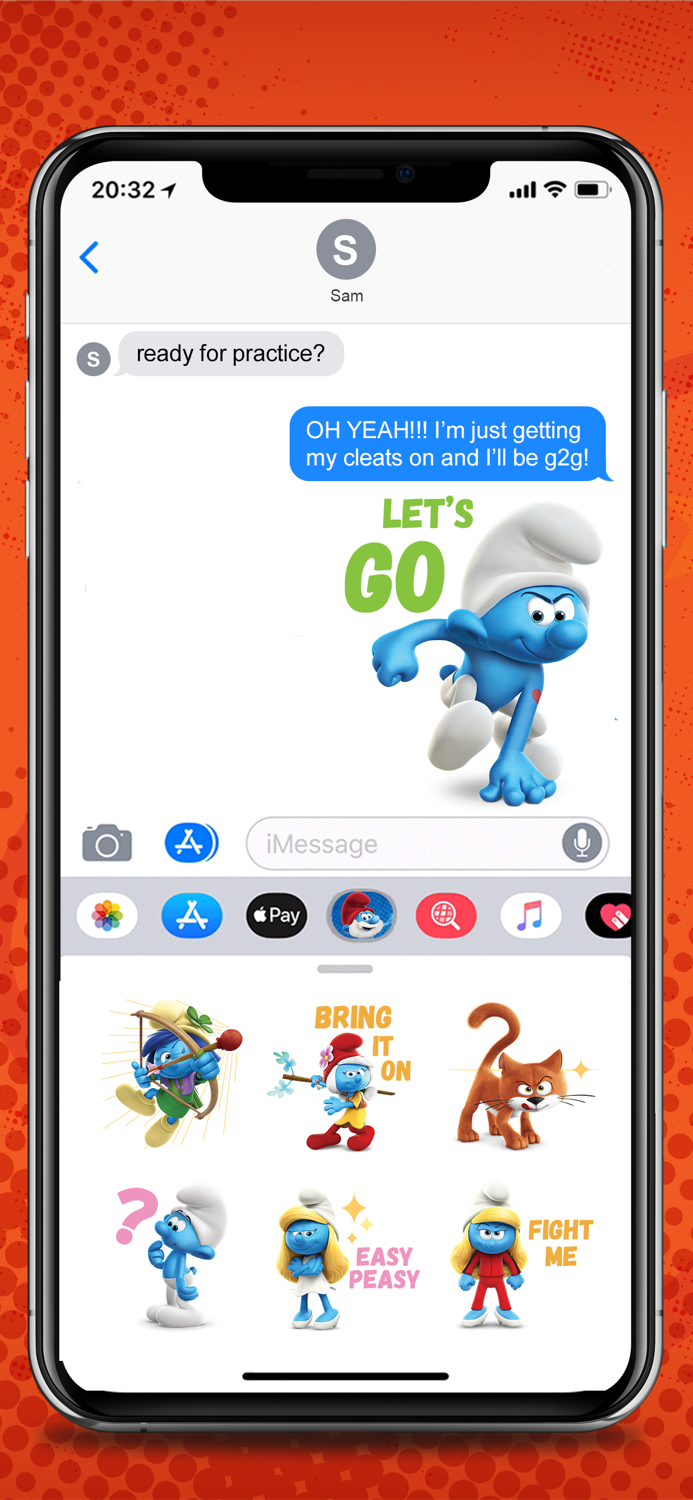 The Smurfs 3D Stickers