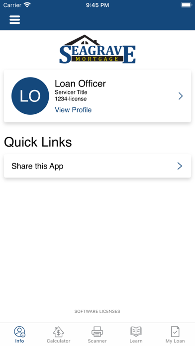 Seagrave Mortgage Home Loans Screenshot