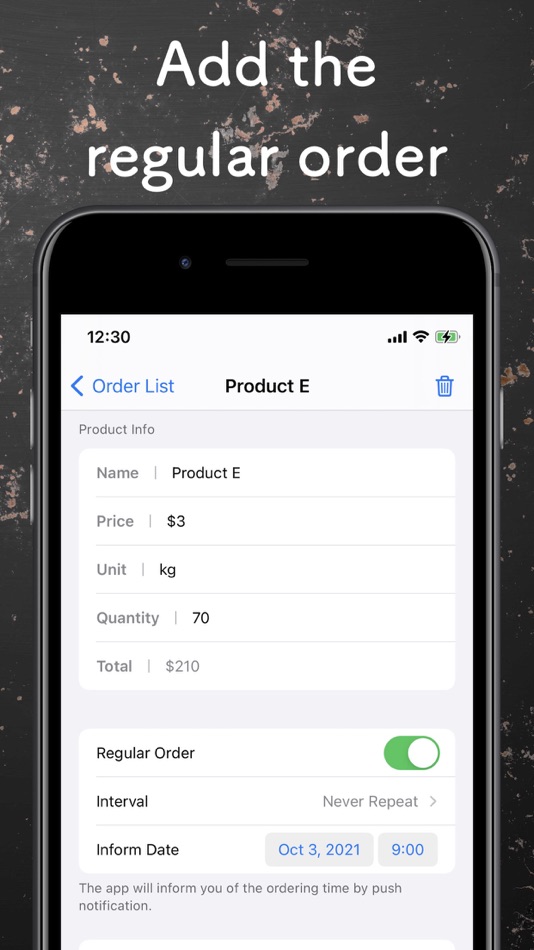 Order List - works with Mail - 1.7.2 - (iOS)