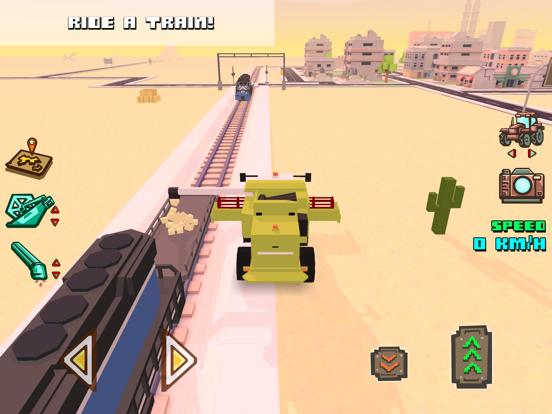 Pixel Farm Racing & Simulator iPad screenshot 7 - Games app