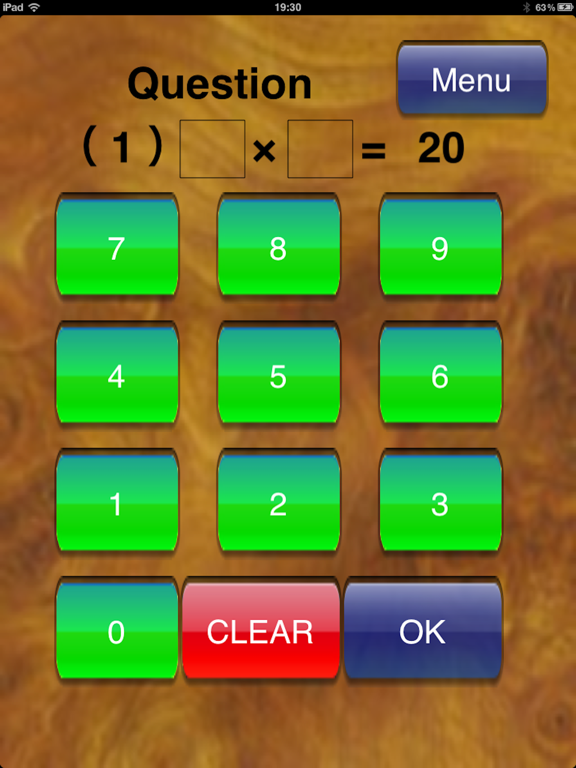 Multiplication Table for iPad iPad screenshot 3 - Education app
