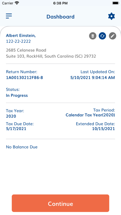 How to cancel & delete E-File Form 4868 from iphone & ipad 3