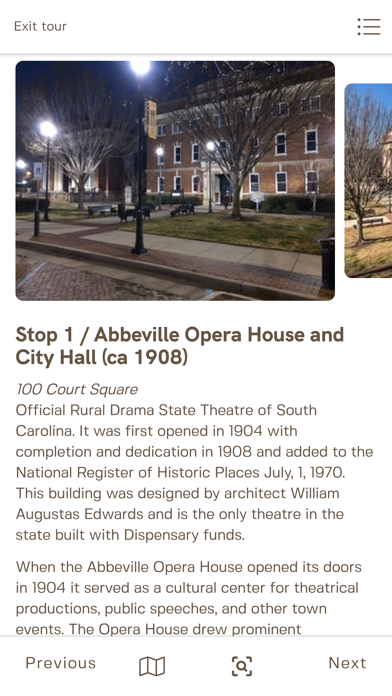 Abbeville Historic Tour Screenshot