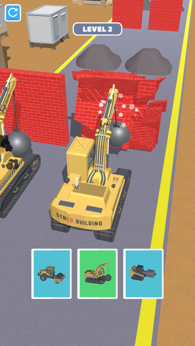 Bulldozer Race 3D Screenshot