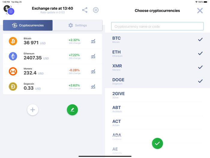 Cryptocurrency exchange