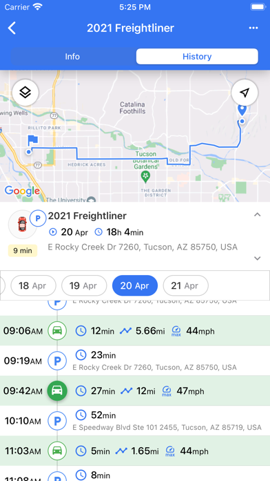 geosavi Tracks Screenshot