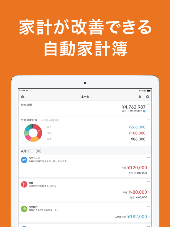 マネーフォワード Me 人気の家計簿 かけいぼ By Money Forward Inc Ios 日本 Searchman アプリマーケットデータ