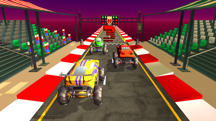 Monster Truck Hill Road Racing