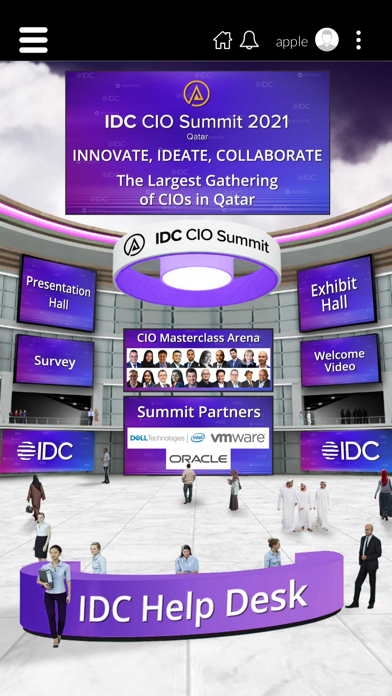 IDC Events Screenshot