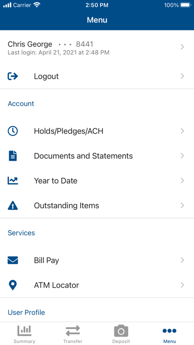 Utah Power Credit Union Screenshot