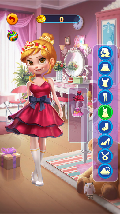 Princess dress up salon games Screenshot