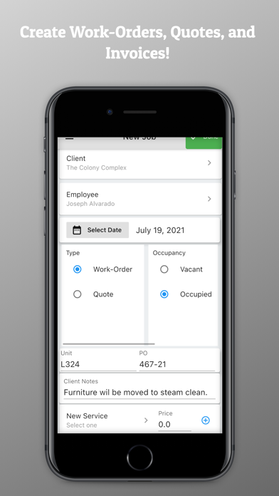 Fleet Invoicing Screenshot