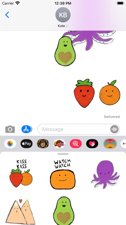 Cute Drawn Food Stickers