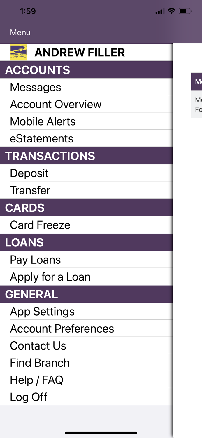 1199 SEIU FCU Mobile