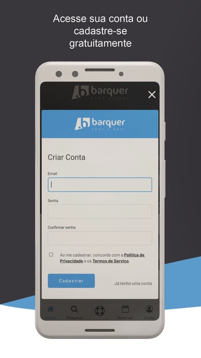 Barquer - Aluguel de Barcos Screenshot