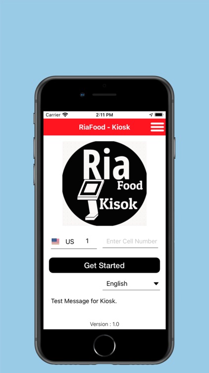 RiaFood Kiosk for Store