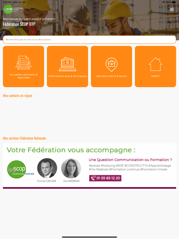 Screenshot #5 pour SCOP BTP - Espace adhérent