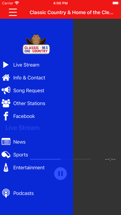 Classic Country 98.5 Screenshot
