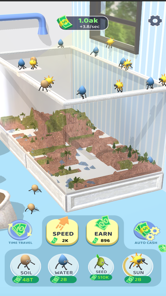 #6. Idle Creation! (iOS) Podle: funcell Games Pvt Ltd