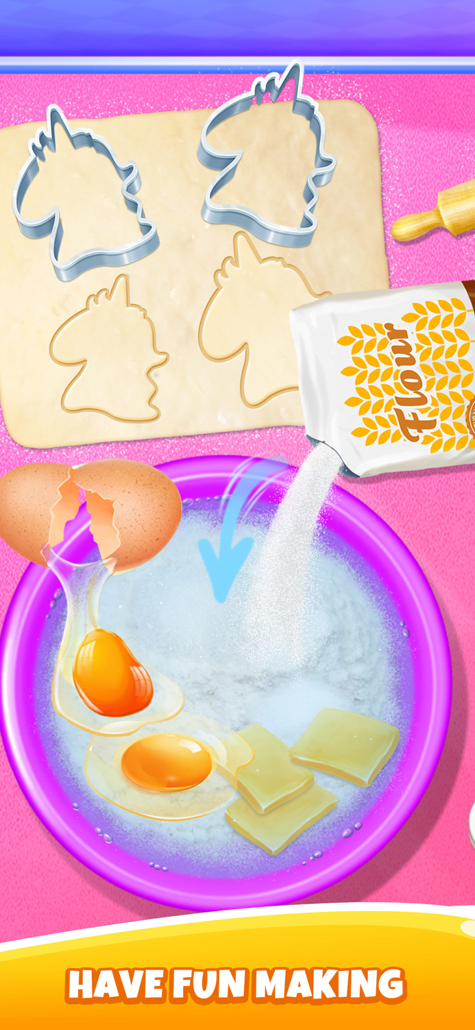 Sweet Unicorn Rainbow Cookies