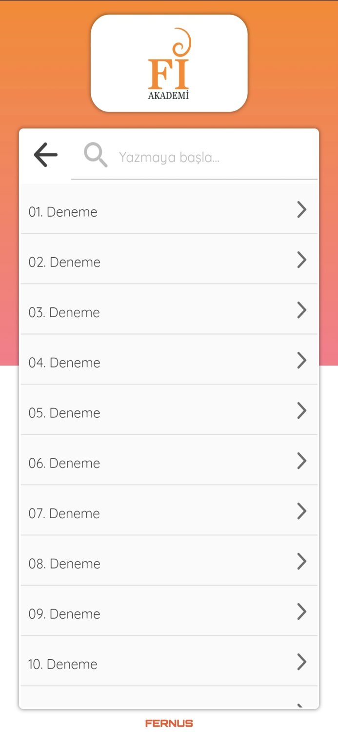 Fi Akademi Video Çözüm
