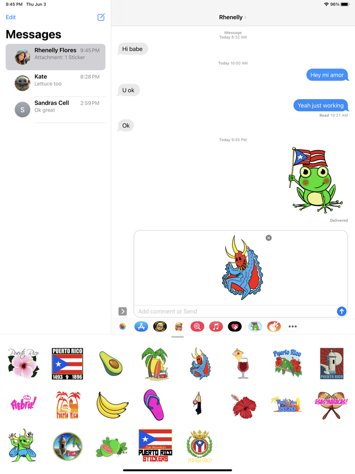 Puerto Rico Fun Stickers