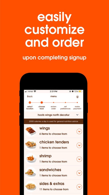 Hoots Wings Rewards & Ordering