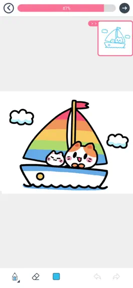 Game screenshot 漫芽糖简笔画-二次元绘画填色涂鸦 apk