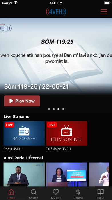 Radio Tele 4VEH Haiti Screenshot