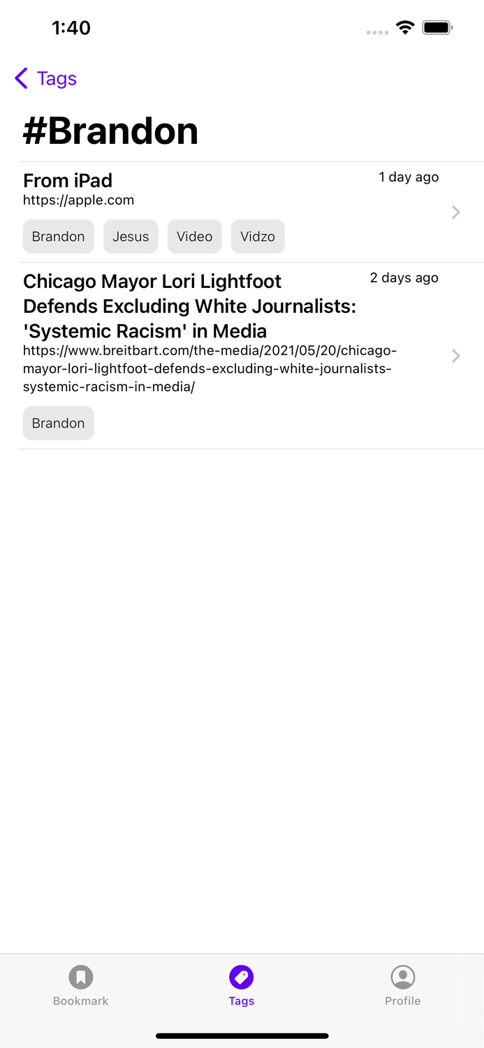 Bookmarks - Current Debate