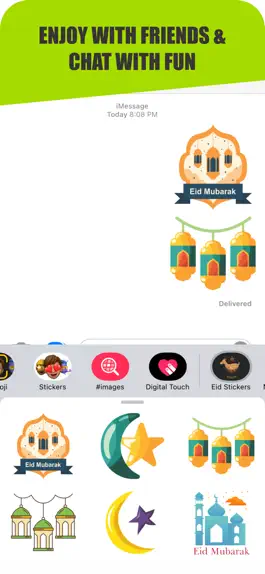 Game screenshot Eid Mubarak Stickers ! hack