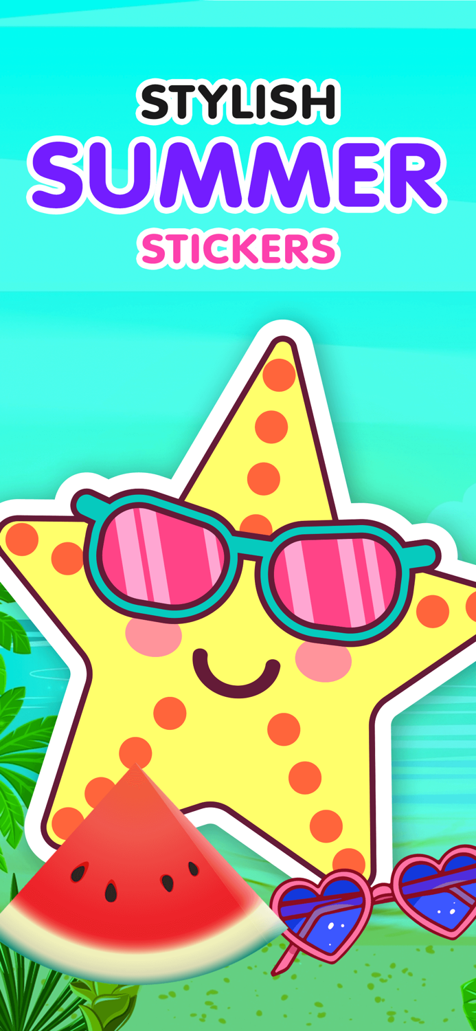 Stylish Summer Stickers