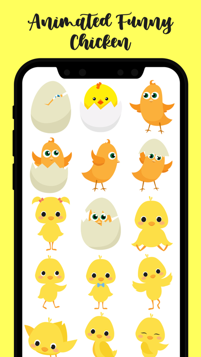 Animated Funny Chicken! Screenshot 2 - AppWisp.com