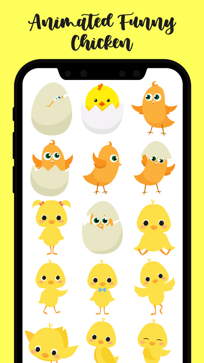 Animated Funny Chicken