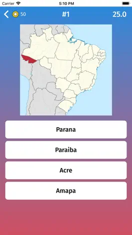 Game screenshot Brazil: States Map Quiz Game hack