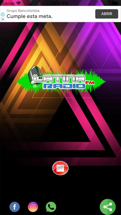 Latina Fm Radio Screenshot
