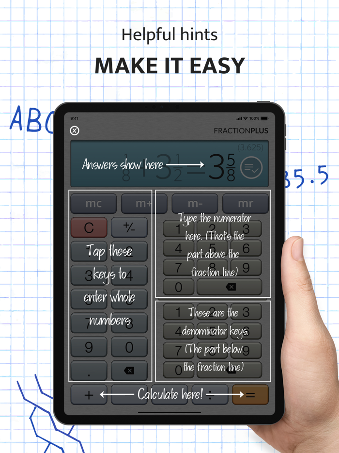 Fraction Calculator PRO 1