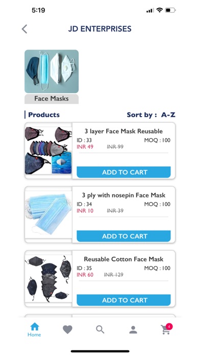 Storimart Buyer Ordering Screenshot
