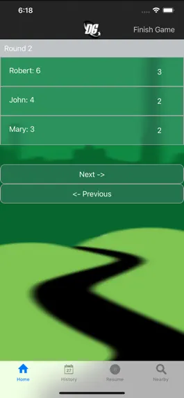 Game screenshot Disc Golf Score Keeper mod apk