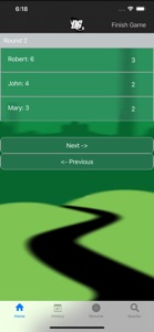 Disc Golf Score Keeper screenshot #1 for iPhone