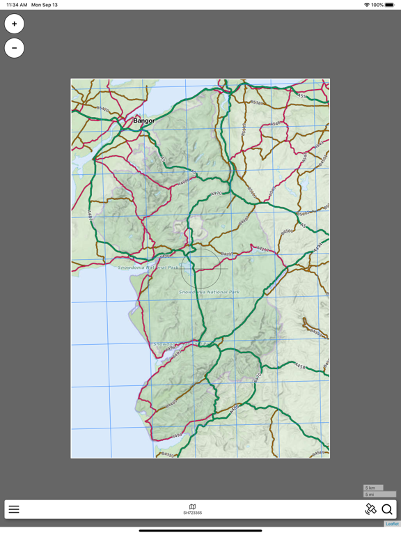 Screenshot #6 pour Snowdonia Outdoor Map Pro