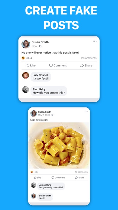 Screenshot #1 pour Fake Posts Creator