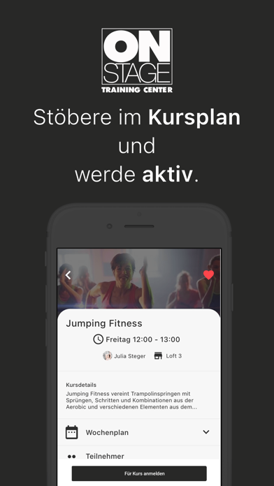 Screenshot #3 pour ON STAGE Tanz- & Fitnessstudio
